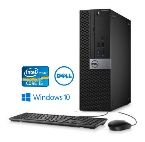 Imagem 1 de 4 de Pc Desktop Dell I5 6th 4gb Hd 500 Win10 Pró Displayport !