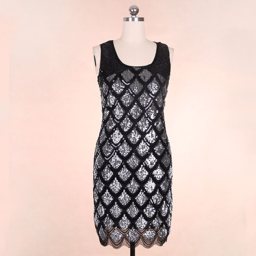 Imagen 3 de 9 de Vestido De Fiesta Con Pedreria Talla M Variedad En Stock