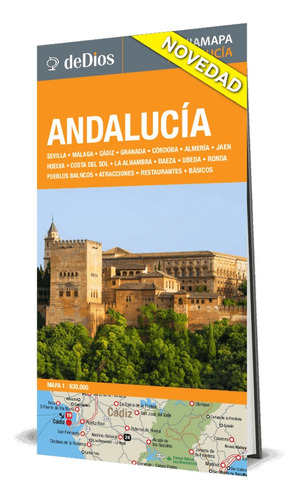 Guía Mapa De Andalucía. De Dios Guías De Viaje