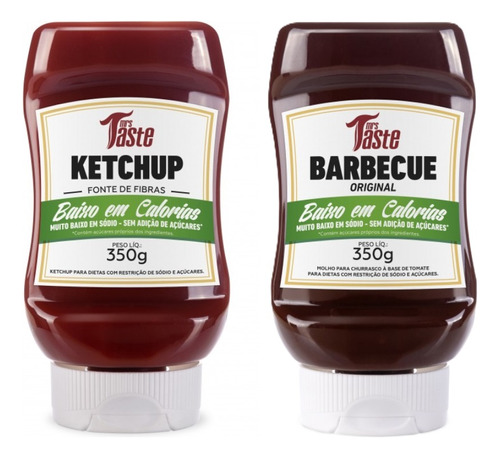 Kit Ketchup + Barbecue - Mrs Taste 350g