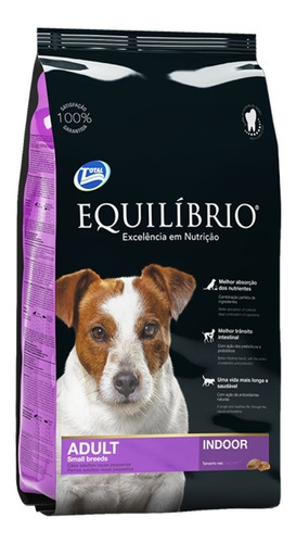 Equilibrio Raza Pequeña Perro Adulto Indoor 7.5kg/ Fauna S