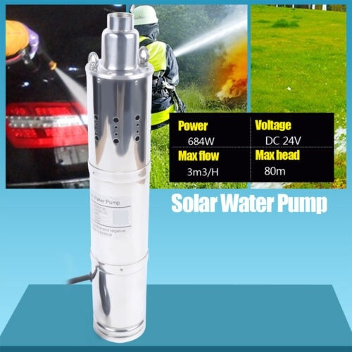 3.5  684w Dc 24v Solar Water Pump Submersible Bore Hole  Wss