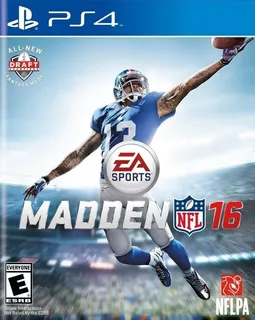 Jogo Madden Nfl 16 Playstation 4 Ps4 Mídia Física Esporte