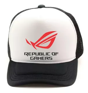 Boné Trucker Republic Of Gamers, Rog, Asus, Gamer