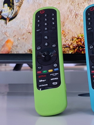 Funda Color Verde Luminoso Para Control Magico Lg (Usado)