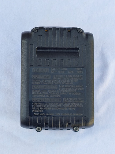 Batería Dewalt 1.5ah 20v 4 Pzs (Usado)