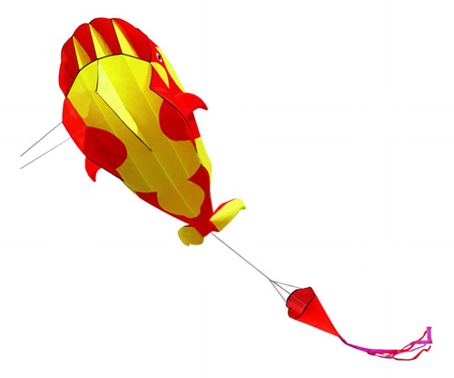 Cometa De Ballena Suave De Dibujos Animados De 2 Uds Con