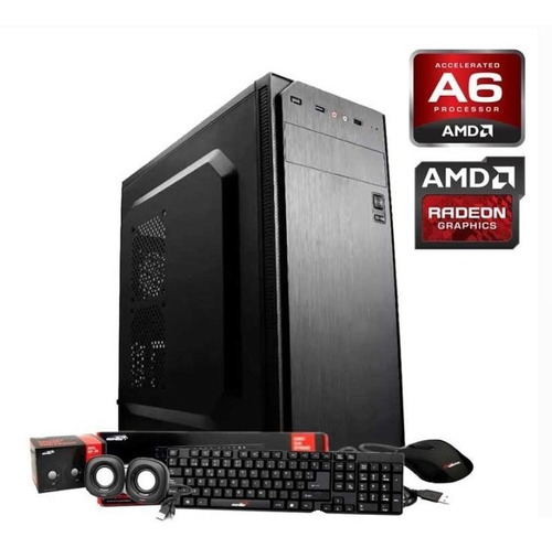 Pc Ideal Hogar/oficina  A6 7480/ 4gb Ram / Ssd 120 / Kit