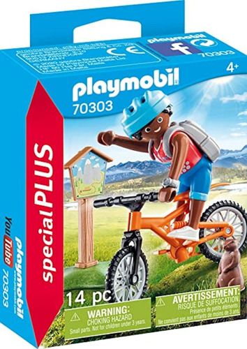 Playmobil 70303 Ciclista De Montaña Bicicleta