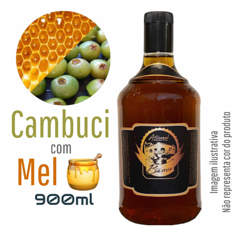 Cachaça De Cambuci Com Mel - 900ml