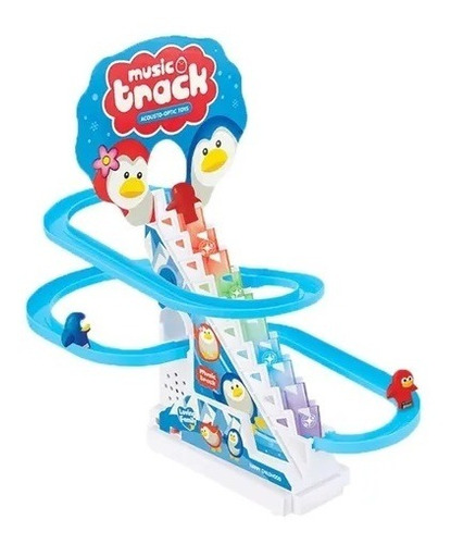 Brinquedo Pista Musical Pinguins Ou Patos Com Som