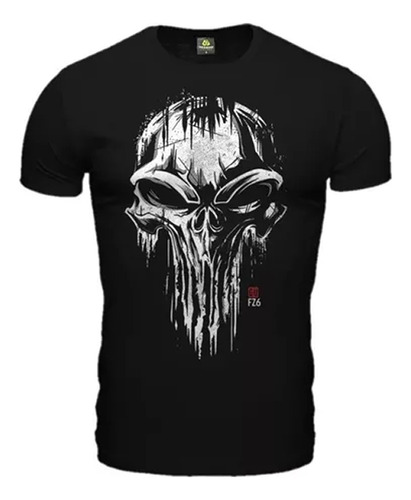 Camiseta Militar Gufz6 Punisher Skull Justiceiro Teamsix *