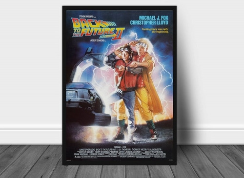 Back To The Future Part 2 - Cuadro (30 X 40 Marco Negro)