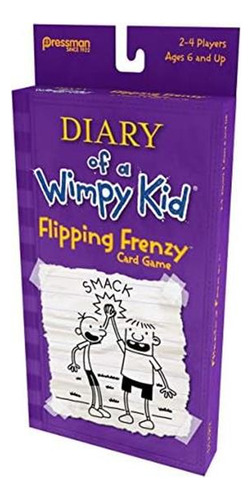 Pressman Diary Of A Wimpy Kid Card Game Flipping Frenzy,
