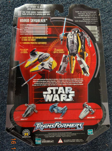 Transformers Star Wars Anakin Skywalker Jedi Starfighter (Usado)