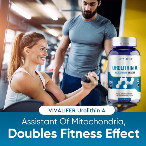 Urolitina Dqqi A Suplemento 2000 Mg - 360 Cápsulas Poderosas
