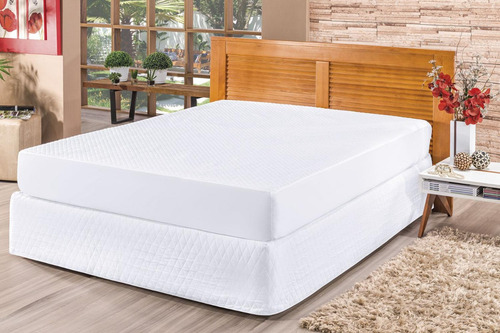 Protetor Impermeável P/ Colchão King Size Branco Ou Palha Cor Cores