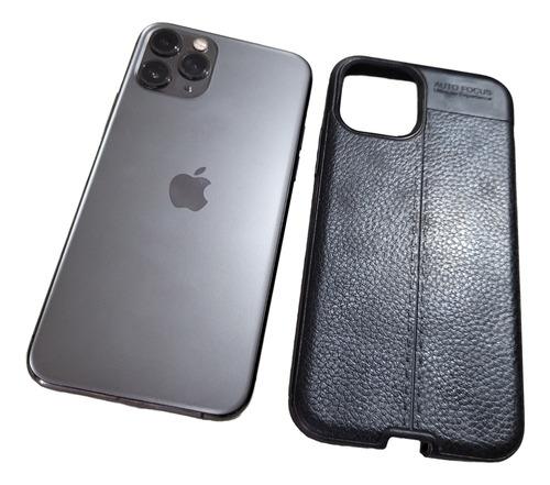 Iphone 11 Pro 256 Gb Gris Con Cargador Y Funda Gris (Usado)