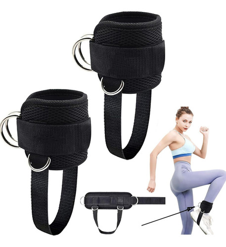 Grilletes Tobillo Gym Mujer, Tobilleras Gym Para Máquinas