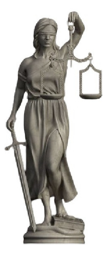 Estatua Figura Diosa De La Justicia 15cm Impresion3d