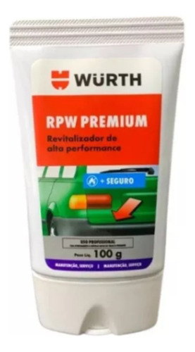 Wurth Revitalizador Plásticos Borrachas Para-choque Rpw 100g