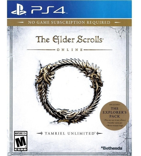 The Elder Scrolls Online: Tamriel Unlimited - Ps4 - Físico