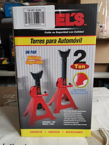 Soportes Torres Para Auto O Camioneta 2 Toneladas Mickels