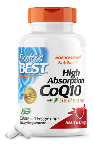 Doctors Best High Absorption Coq10 200 Mg 60 Softgels