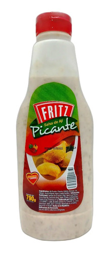 Bulto 12 Aderezo Salsa Picante Fritz 790gr 0444 Ml.