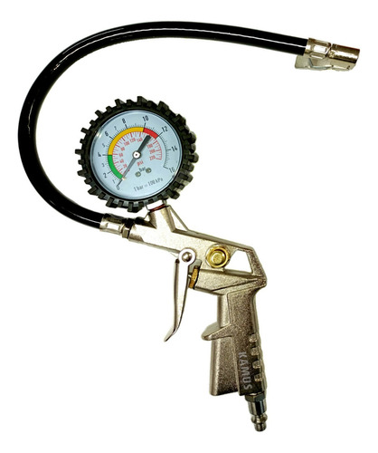 Calibrador E Inflador De Aire 220 Psi Inflado D Llantas Rudo