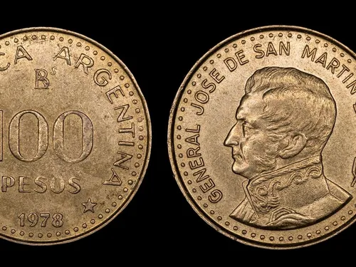 Moneda De 100 Pesos 1978 (Usado)