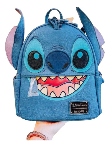 Loungefly Mini Mochila Figura Stitch Original Disney Parks 