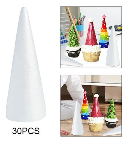 30 Conos De Espuma Para Manualidades, Proyectos De 150mm