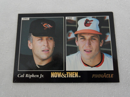 Tarjeta Beisbol Cal Ripken Jr. Now & Then 471 Pinnacle 1993