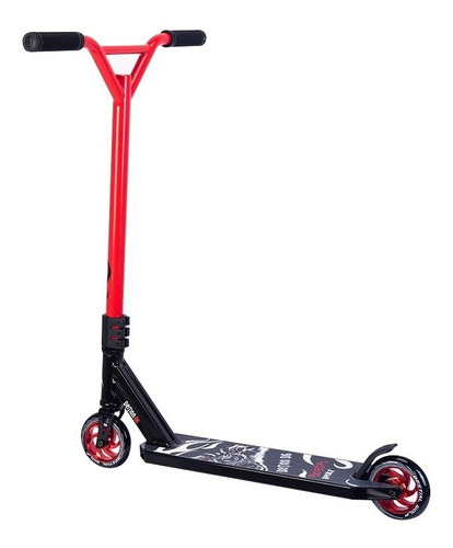 Imagen 3 de 8 de Scooter Pro Bestial Wolf Demon D6 ¡freestyle! Negro Y Rojo