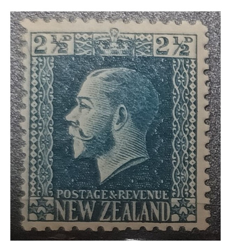 Nueva Zelanda 21/2 Pence 1915 Nv. C/g Iv. 151 Jorge V