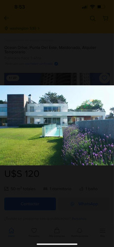 Depto Venta Ocean Drive 2 Dorm 2 Baños C/cochera