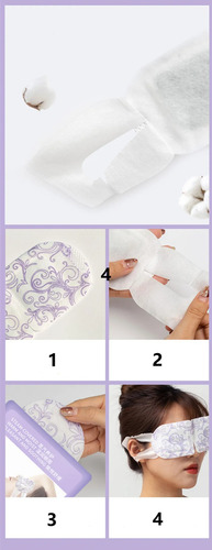 Kit Máscara De Ojos Vapor Y Aroma Con 10pz Desechables Spa