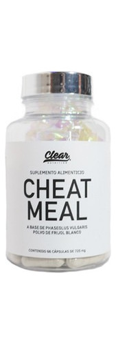 Clear Cheat Meal Block Carb Polvo De Frijol Blanco 66cps Sfn