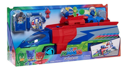 Pj Masks Vehiculo Rastreador 9 Pz Lanzador Just Play