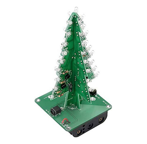 Kit Montaje Electronico Arbol Navidad Led 7 Color Practica