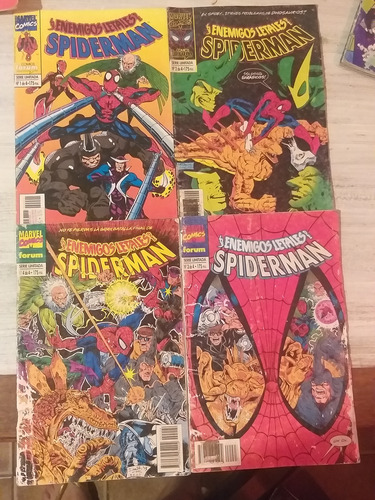 Spiderman Enemigos Letales Forum Marvel Comics 1 2 3 Y 4 