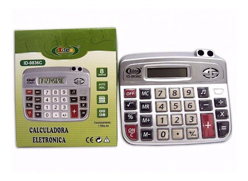 Calculadora Eletronica  Portatil 8 Digitos Promoção