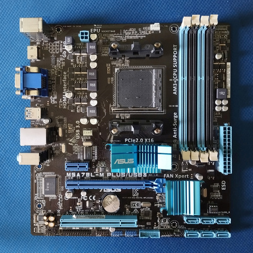 Kit Asus M5a78l-m Plus/usb3 Amd Fx 6300 Ddr3 16gb 1600mhz Preto (Usado)