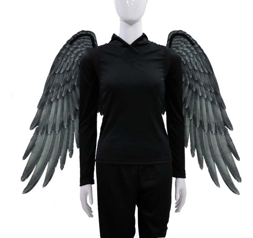 Disfraz De Con De Ángel De Halloween, Talla Única Negro