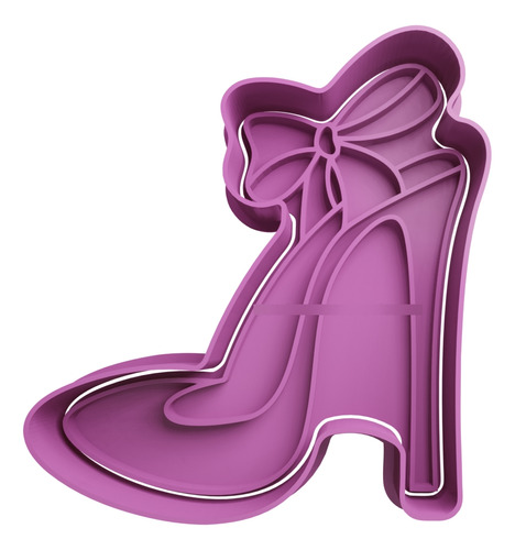 Cortador De Fondant Zapato De Tacón Alto Estilo Barbie