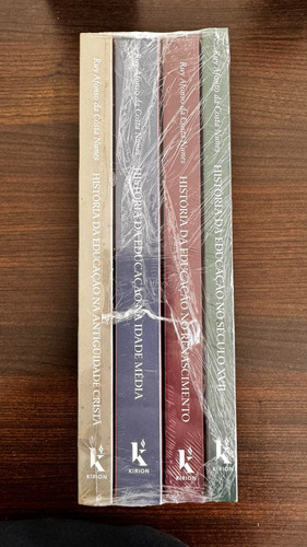 Kit 4 Livros - História Da Educação : Antiguidade Cristã + Idade Média + Renascimento + Século Xvii