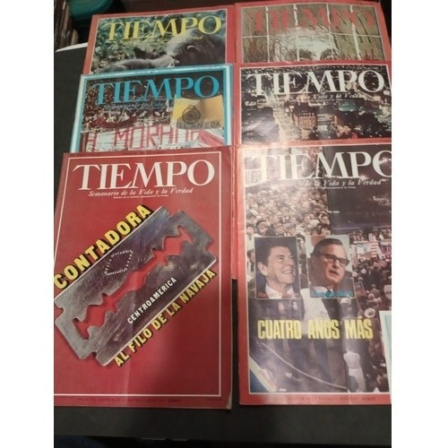 Revista Tiempo Lote De Catorce Ejemplares Años84/85
