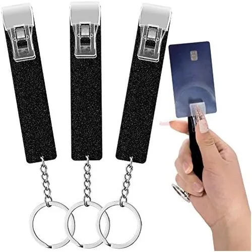 Extractor De Tarjetas Zhbdmgk Para Uñas Largas, 3 Unidades,