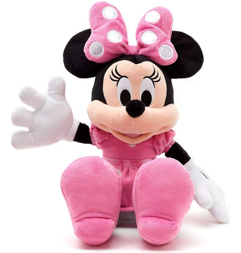 Peluche De Minnie Mouse De Disney - Rosa - Mediano - 18 PuLG